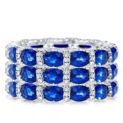 Oval Eternity Stackable Band Set (9.75 CT. TW.)