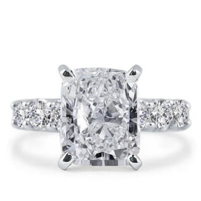 Italo Eternity Created White Sapphire Engagement Ring