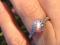 Italo Lace Halo Sunflower Design Created White Sapphire Engagement Ring