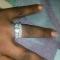 Wedding Rings Cheap Bridal Sets,Italo Three Stone Milgrain Created White Sapphire Bridal Set