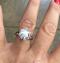 Wedding Jewelry Coupons,Italo Classic Solitaire Created White Sapphire Engagement Ring