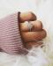 Wedding Rings Women,Italo Classic Round Halo Created White Sapphire Engagement Ring