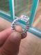 Diamond Engagement Ring,Italo Emerald Eternity Created White Sapphire Engagement Ring