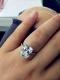 Classic Cushion Engagement Ring,Cheapest Wedding Rings On Italo | Classic Cushion Created White Sapphire Engagement Ring