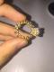 Wedding Ringd,Italo Golden Eternity Round Created White Sapphire Engagement Ring