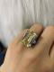 Three Stone Wedding Rings,Three Stone Emerald Created Topaz Engagement Ring
