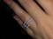 Cheap Wedding Jewelry,Italo Infinity Shank Created White Sapphire Engagement Ring