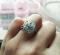 Cheap Diamond Wedding Ring Sets,Italo Halo Cushion Created White Sapphire Trio Matching Wedding Set