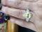 Pear Topaz Engagement Ring,Three Stone Halo Pear Created Topaz Engagement Ring