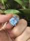 Classic Emerald Cut Aquamarine Engagement Ring