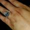Oval Split Shank Engagement Ring,Italo Oval Split Shank Created White Sapphire Engagement Ring