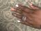 Italo Rose Gold Radiant Eternity Created White Sapphire Engagement Ring